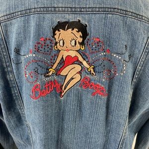 Cropped Betty Boop Jacket Small